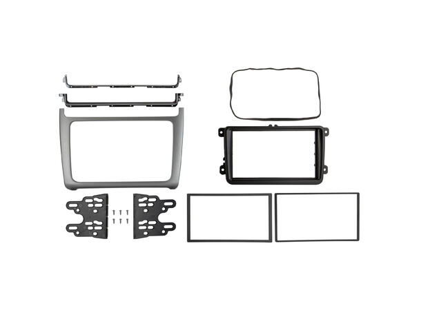 ACV 2-DIN monteringsramme - Sølv VW Polo (2015-2017) 