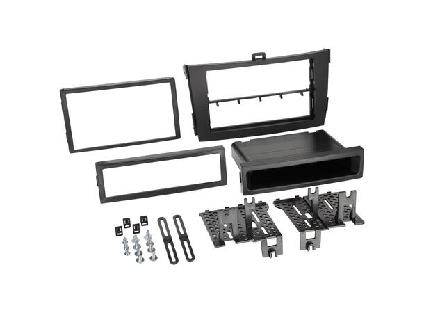 ACV 2-DIN monteringsramme - sort Toyota Corolla (2008-2012) 