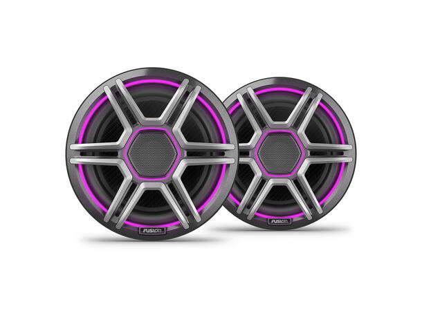 Fusion Apollo™ høyttalerpar 7,7", Apollo-serien, CRGBW, Grå grill 
