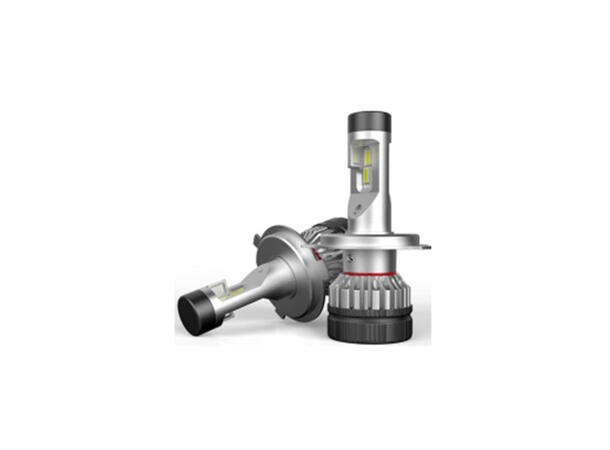 H4 LED lyspære MINI-serie 30W, 3000 Lumen, 2pk 