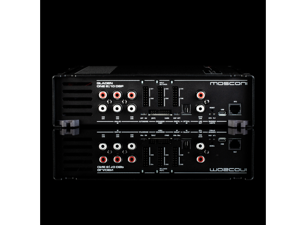 MOSCONI ONE 6|10 DSP, 24 Volt 6-kanals forsterker, 10-kanals DSP, 24V 