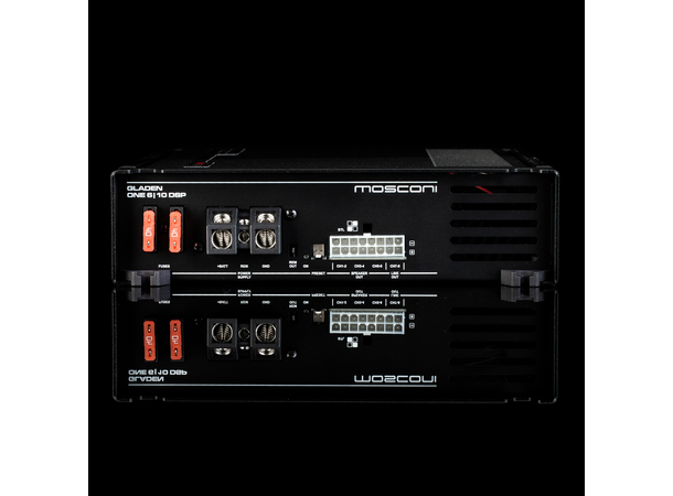 MOSCONI ONE 6|10 DSP, 24 Volt 6-kanals forsterker, 10-kanals DSP, 24V 