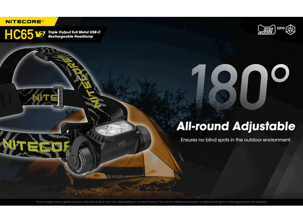 Nitecore HC65 v2 LED hodelykt 165m, 1750 Lumen, LED 