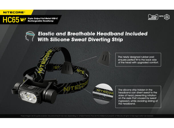 Nitecore HC65 v2 LED hodelykt 165m, 1750 Lumen, LED 