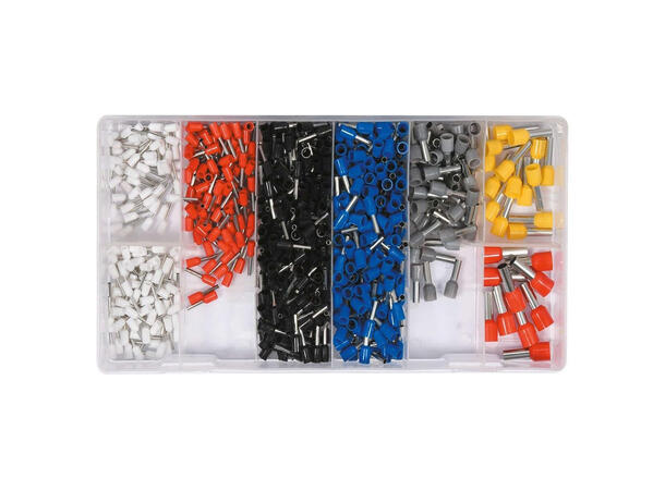 Sett med endehylser 685 stk endehylser, 0,5-10mm² 