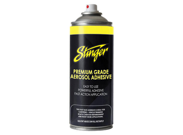 Stinger SAS.2 Spraylim, 500ml Ekstra kraftig. For basskasse-teppe 