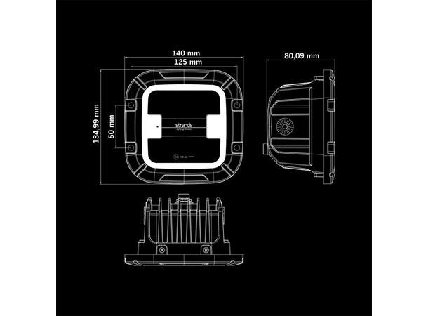 Strands Siberia XP Heat arbeidslys LED, 3710 Lumen, 70W, pris per stk 