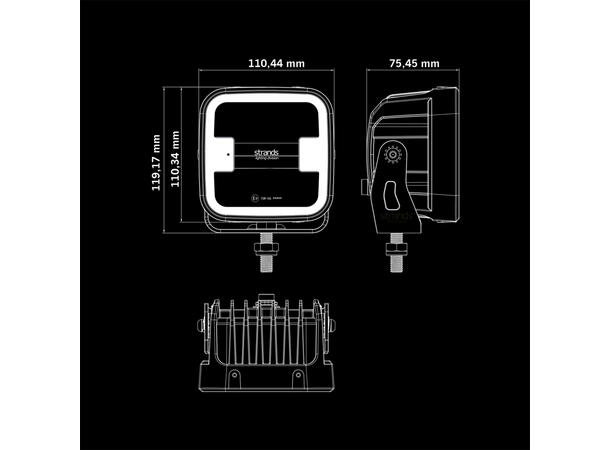 Strands Siberia XP Heat arbeidslys LED, 3710 Lumen, 70W, pris per stk 