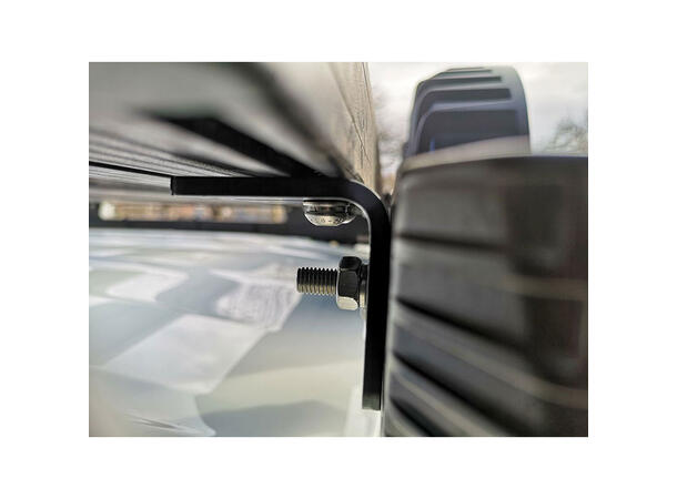 Vinklet monteringsplate til Sentinel Sett med 2 braketter 