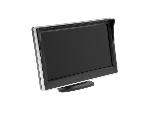Ampire 5" LCD-Skjerm (AHD/CVBS) 2xRCA inngang. 12V-24V 