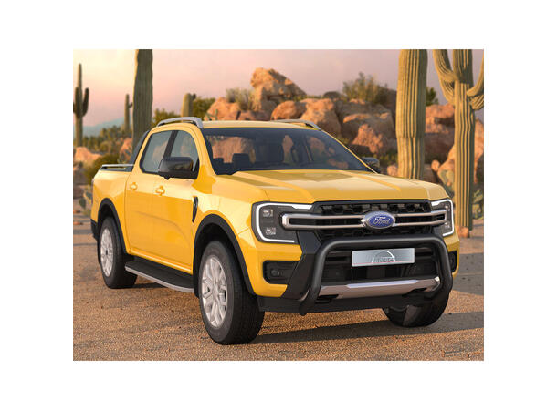 Antec Wide EU Frontbøyle 76mm Sort Ford Ranger 2023->. PDC Kompatibel 