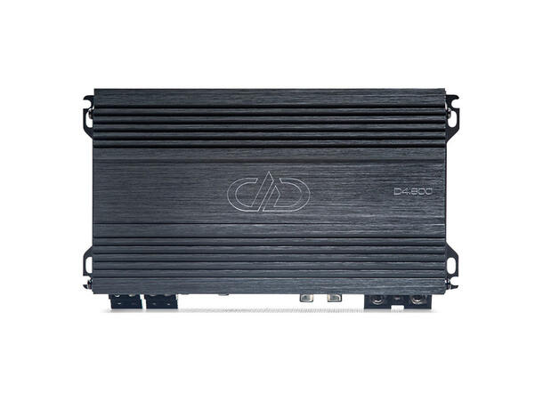 DD Audio D4.800 4-kanals forsterker 4 x 125W RMS i 4 Ohm, Klasse D. 
