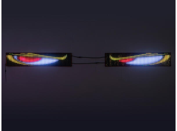 DEVIL EYES RGB LED panel 80+80cm, 12/24V 