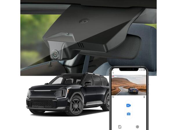 FITCAMX Integrert Plug & Play 4K Dashcam Kia EV9 (2023->) 