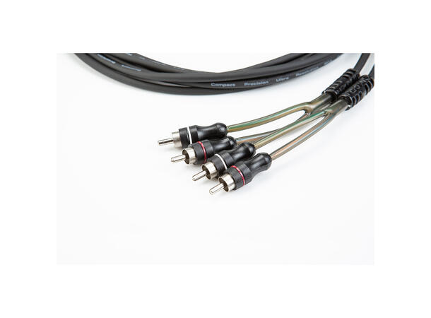 Gladen Eco RCA signalkabel 6,5 Meter, Trippelskjermet, OFC 