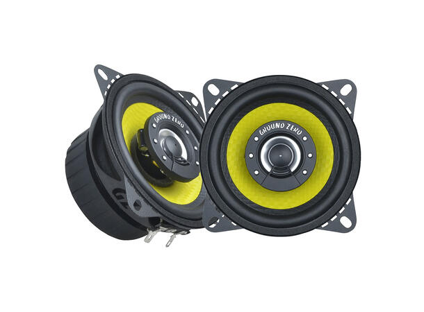 Ground Zero GZTF 4.0X høyttalerpar 4", 70W RMS, Titanium-serie 