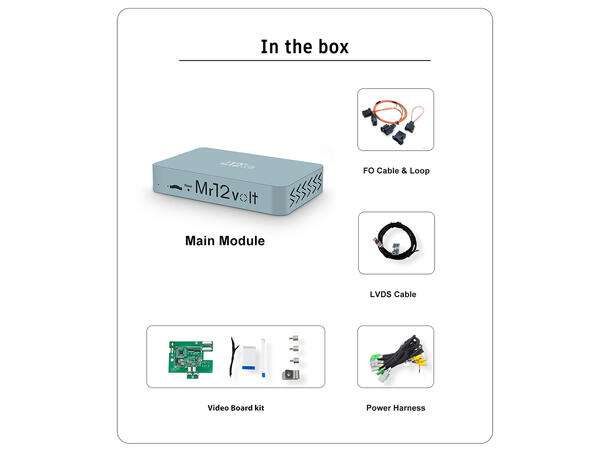 Mr12volt Trådløs CarPlay/Android Auto Jaguar XF/XKR ,DSP, OEM Mikrofon 