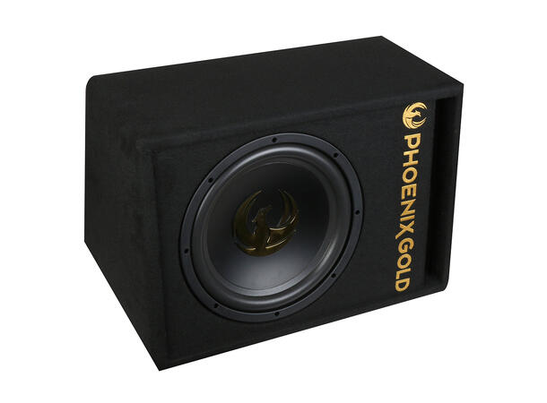Phoenix Gold Z12AB aktiv subwoofer 12" Aktiv subwoofer, bassremote 