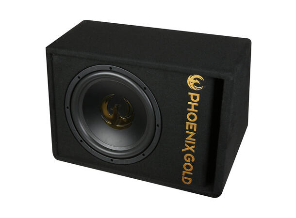 Phoenix Gold Z12AB aktiv subwoofer 12" Aktiv subwoofer, bassremote 
