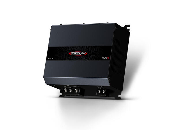 SounDigital SD3000.1 EVO6 2 ohm 3000W, 2Ohm, Ultrakompakt 