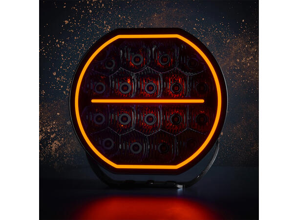 Strands Big Energy EB 9" LED fjernlys 9", 10700 Lumen, per stk, Ikke E-merket 