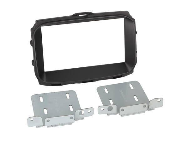 ACV 2-DIN monteringsramme - Sort Alfa Romeo Giulietta (2014 - 2021) 