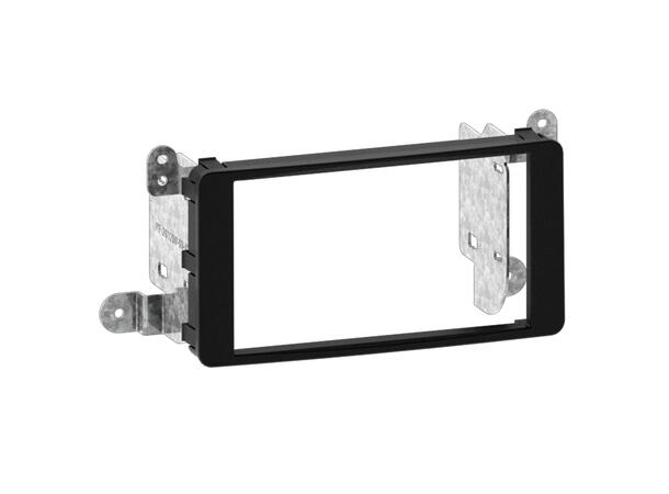 ACV 2-DIN monteringsramme - Sort Outlander/4007/C-Cros. (2007-2012) m/Nav 