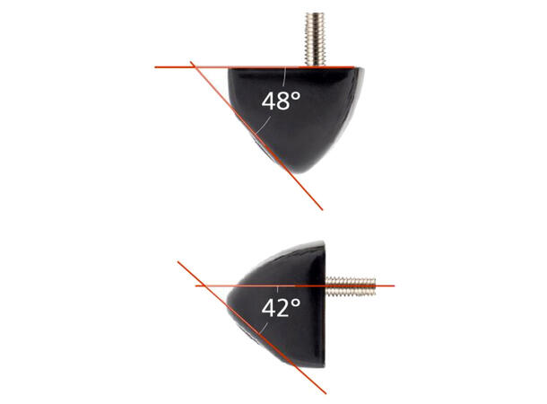 Ampire ryggekamera (CVBS) Universalt, 106 grader 