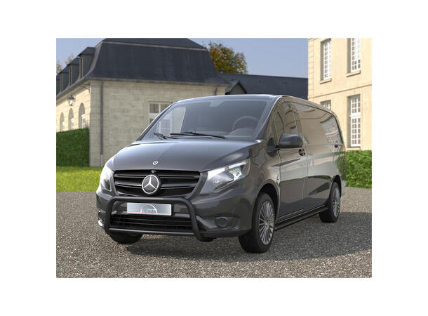 Antec EU Frontbøyle 60/42mm bred Sort Mercedes Vito / e-Vito W447 2014-2023 