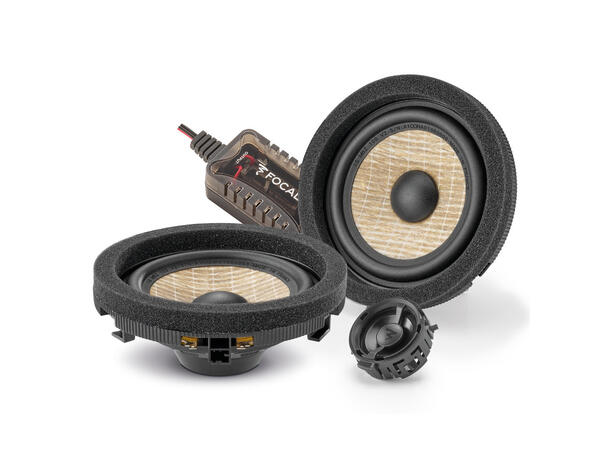 Focal IS MBZ 100 v2 høyttalersett Spesialtilpasset Mercedes, Flax, 50W RMS 