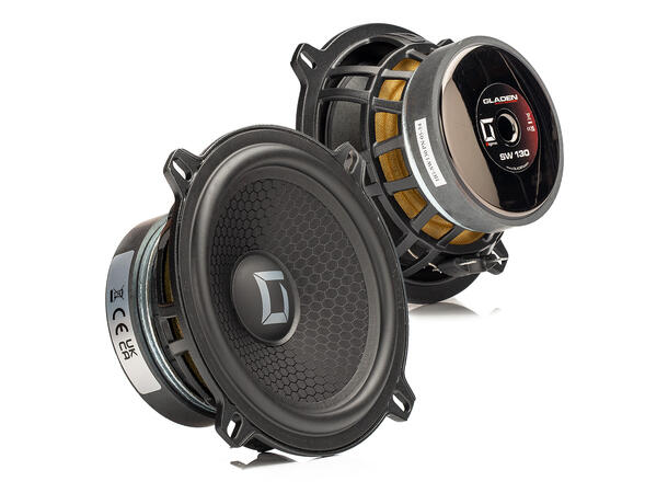 Gladen Sigma 130.2 - 5,25" komponentsett 5,25", 150W RMS, 3 Ohm, Sigma-serien 
