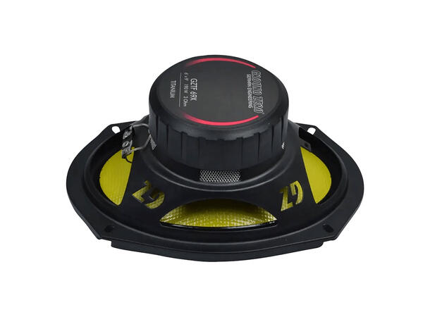 Ground Zero GZTF 69X høyttalerpar 6x9", 130W RMS, Titanium-serie 