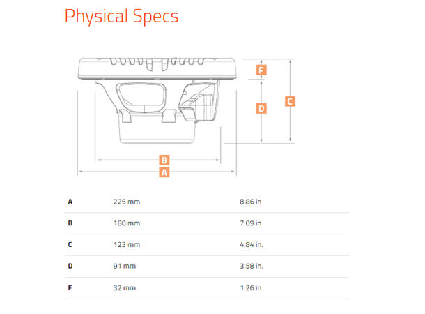Hertz HMX 8 TC høyttalerpar IP65, 100W RMS, Sort 