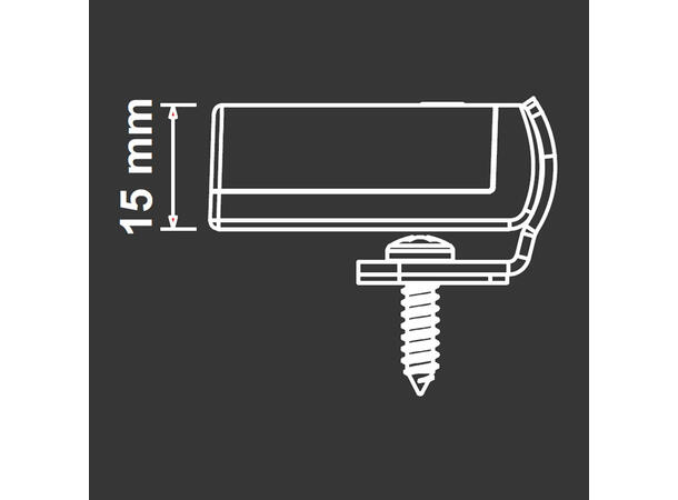 Lightstorm mini LED varsel & arbeidslys Osram LED, 1160 lumen, 16,5W 