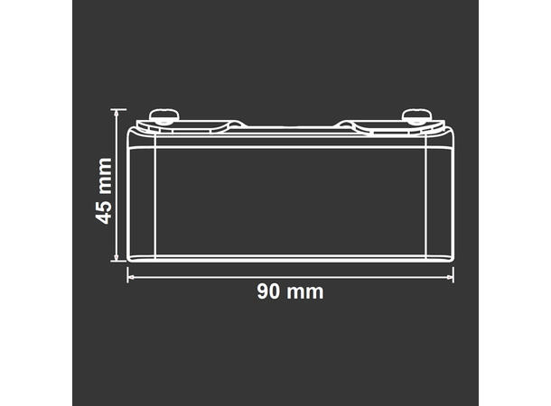 Lightstorm mini LED varsel & arbeidslys Osram LED, 1160 lumen, 16,5W 