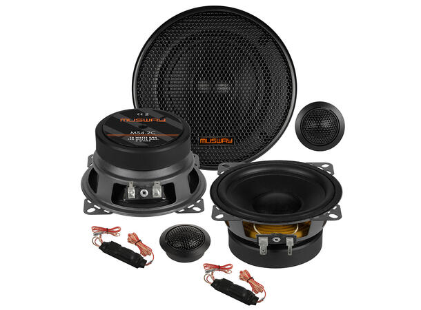 Musway MS4.2C komponentsett 4", 70W RMS, 3 Ohm 