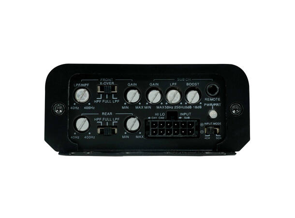 Phoenix Gold ZXM700.5 5-kanalsforsterker Mini, 4x100+350W RMS i 2 Ohm, Klasse D 