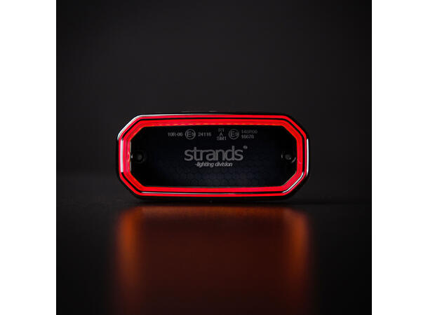 Strands FOR9T Scale Posisjonslys LED, Rød, 10-40V, 3,5W, pris per stk 