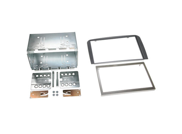 ACV 2-DIN monteringsramme - Koksgrå Alfa Romeo 147/GT (2001 - 2010) 