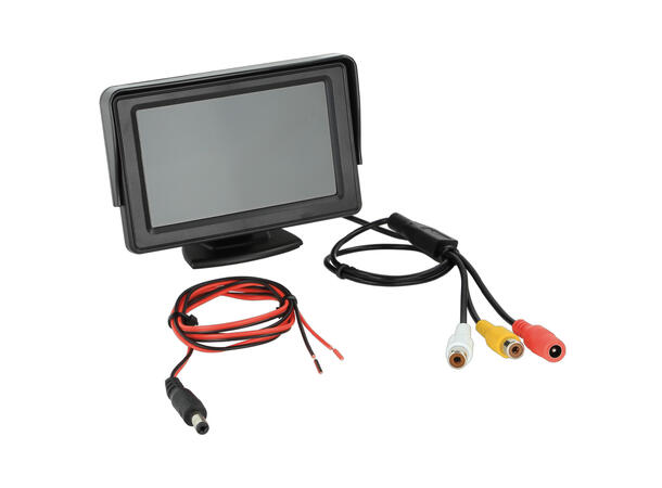 ACV 4,3" LCD-Skjerm (CVBS) 2xRCA inngang. 