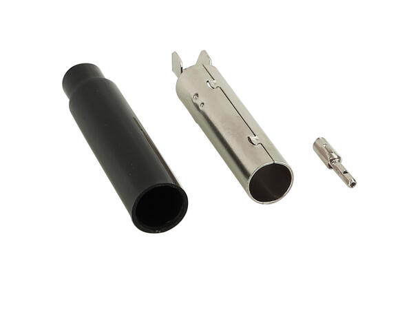 ACV Antenneplugg DIN (f), for lodding 