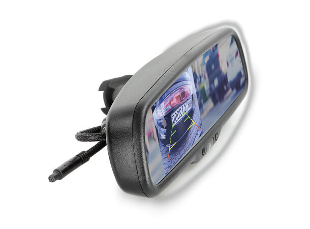 ACV Speilmonitor, universal m/fjernk. 4,3", 2 x RCA innganger 