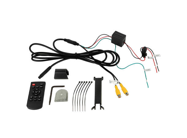 ACV Speilmonitor, universal m/fjernk. 4,3", 2 x RCA innganger 