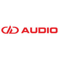 DD Audio klistremerke i rødt XL, 550x80mm