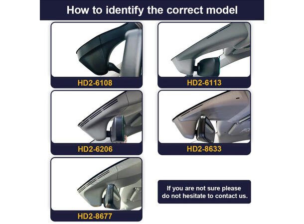 FITCAMX Integrert 4K Dashcam (foran) Skoda Superb (2016 - 2024) "6206" Grå 