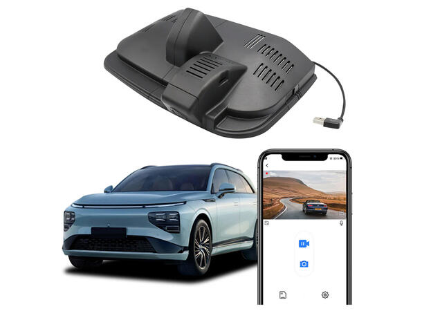 FITCAMX Integrert Plug & Play 4K Dashcam XPeng G9 (2023->) 