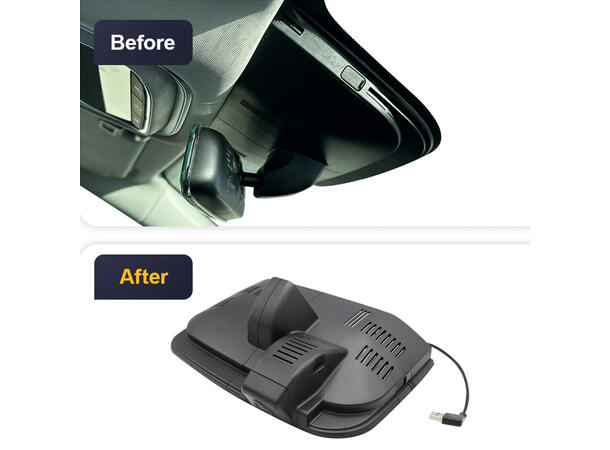 FITCAMX Integrert Plug & Play 4K Dashcam XPeng G9 (2023->) 