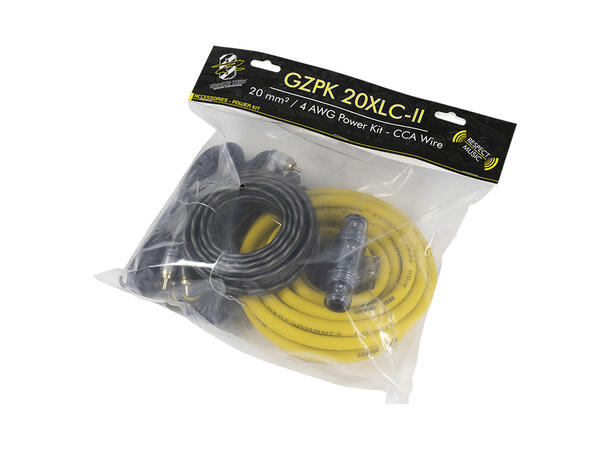 Ground Zero kabelsett 20mm2 20mm², CCA 