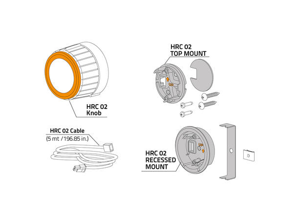 Hertz HRC 02 nivåkontroller For Hertz Dieci CP/Cento CP 