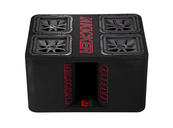Kicker Solo-Baric L7R 12" Quad basskasse 4xL7R 12" i kasse, 2x2 Ohm, 2400W RMS 